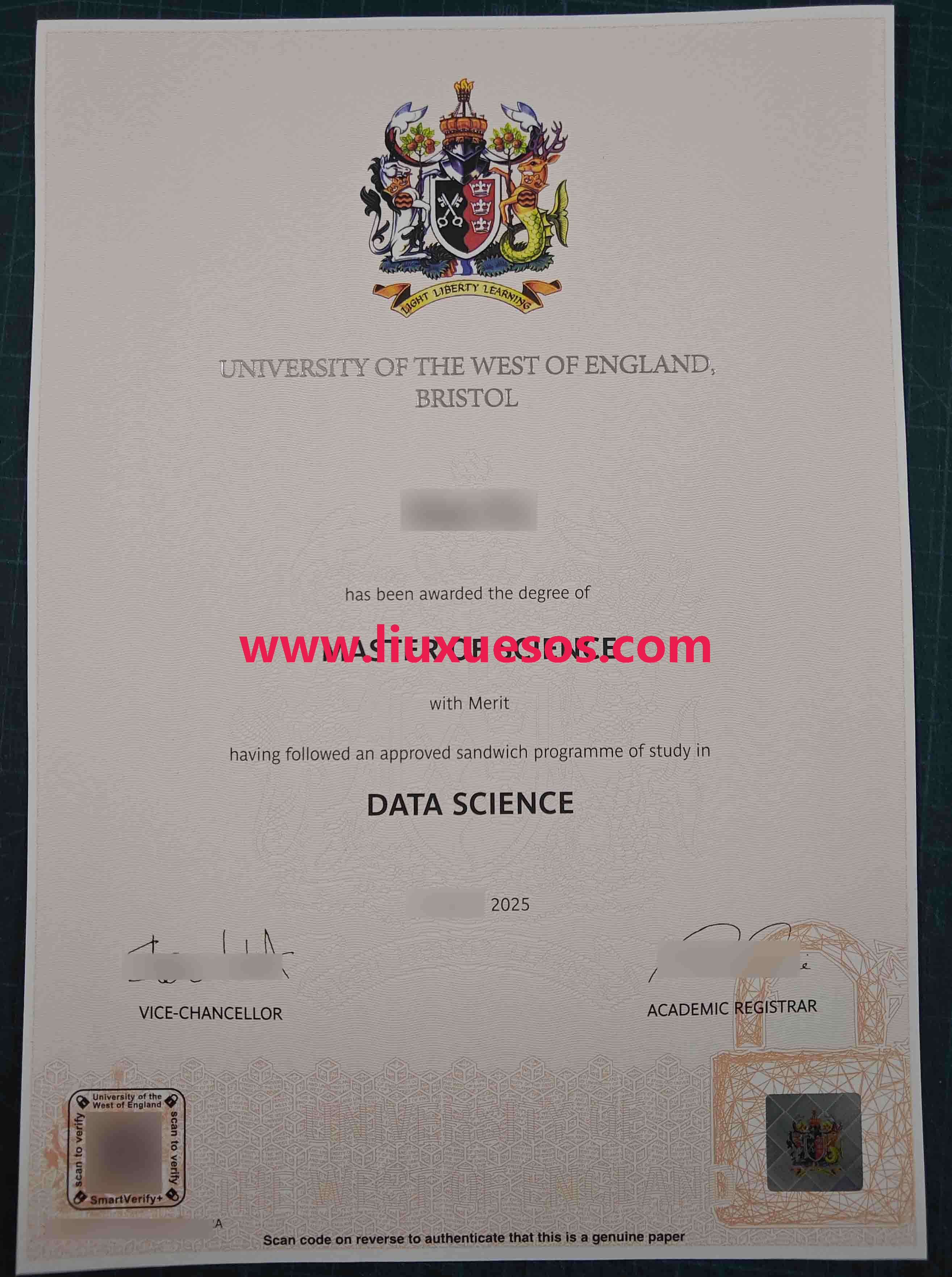 西英格兰大学毕业证.jpg