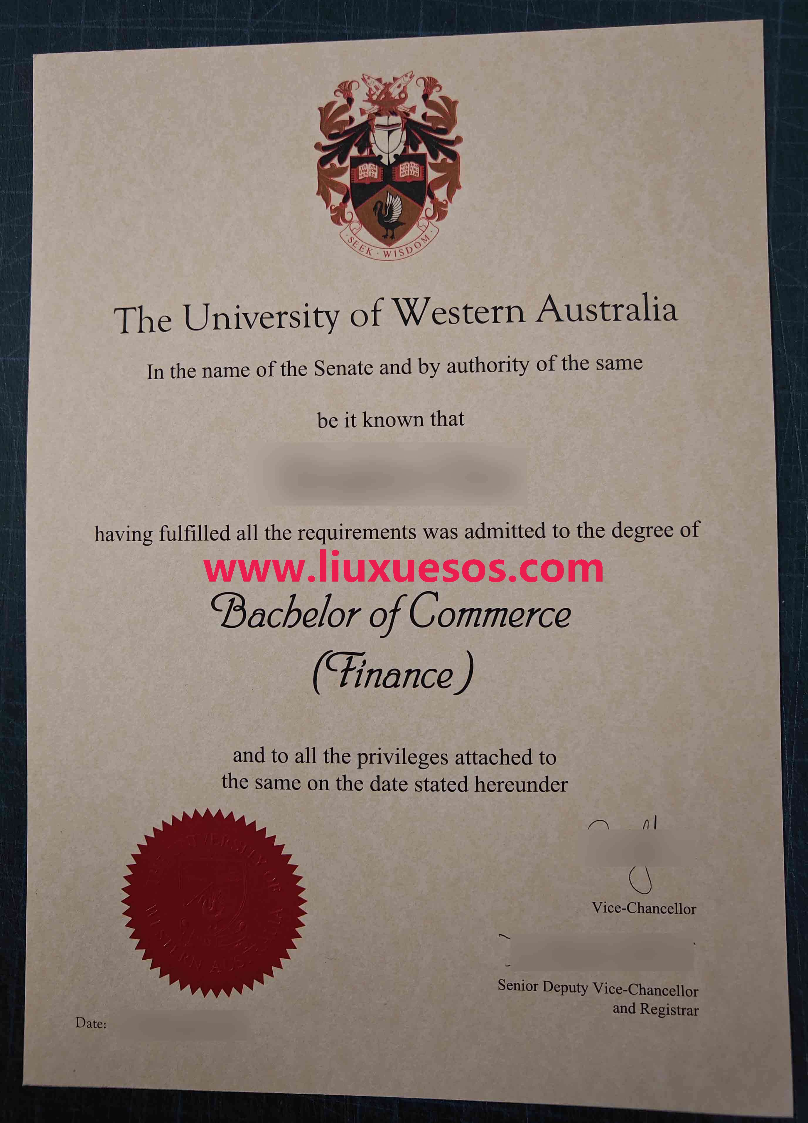 西澳大学毕业证.jpg